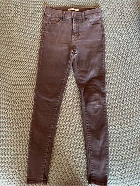 Women's Levi's High-Rise Skinny Jeans in Washed Black